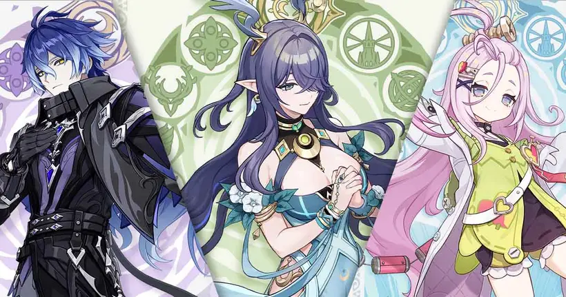 Genshin Impact เผยโฉมตัวละครใหม่ Lauma - เพลงสดุดีจันทรานิรันดร์, Aino กลไกมหัศจรรย์กรุ๊งกริ๊ง และ Flins - ประทีปลวงเร้นเงา ออกมาให้รับชมแล้ว!