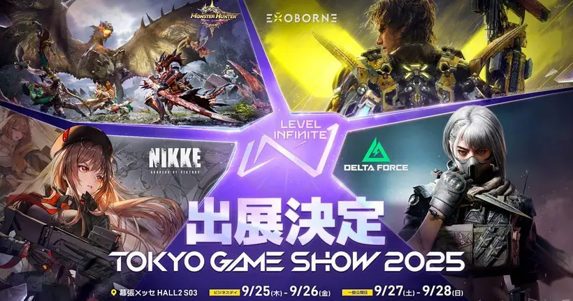 Level Infinite เตรียมเกมดังในเครือ มุ่งหน้าสู่ Tokyo Game Show 2025!
