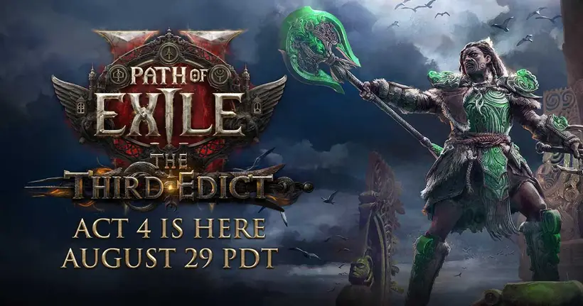 Path of Exile 2 อัปเดตแพตช์ใหม่ ACT 4 พร้อมประกาศเล่นฟรี 3 วันและอีเวนต์ต้อนรับผู้เล่นใหม่