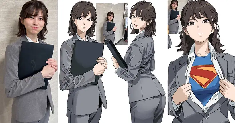 Saori Araki สาวออฟฟิศไวรัลยังปังไม่หยุด จนศิลปินบน X วาดภาพแฟนอาร์ตสุดน่ารักให้!