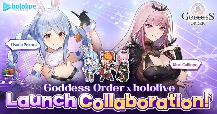 Kakao Games ผนึกกำลัง VTuber Group ชื่อดัง Hololive Production และ “Hebi” ก่อนเปิดตัว “Goddess Order” ทั่วโลก
