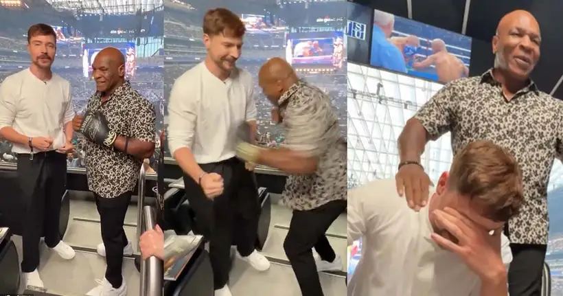 MrBeast ลองของ ยอมให้พี่ Mike Tyson ต่อย สุดท้ายจุกแทบตาย!