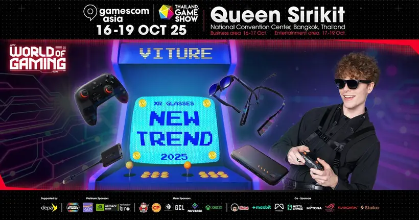 เตรียมตัวให้พร้อม! กับกิจกรรมสุดพิเศษจาก VITURE ที่งาน gamescom asia x Thailand Game Show