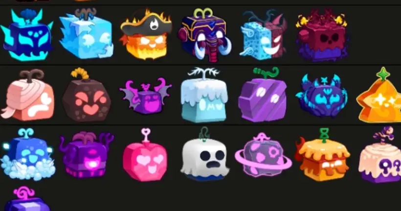 Blox Fruits เปิด Tier List ผลไม้ปีศาจ PVE/PVP ที่ดีที่สุด
