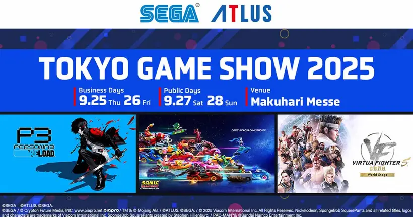 SEGA ยกทัพขนเกมมาโชว์แบบจัดเต็มในงาน Tokyo Game Show 2025 พร้อมเปิดเว็บไซต์อย่างเป็นทางการแล้ว!