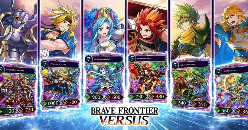 Brave Frontier Versus เกม Digital Card พร้อมให้เข้าร่วมการต่อสู้บนมือถือสโตร์ไทยทั้งสองระบบแล้ว!