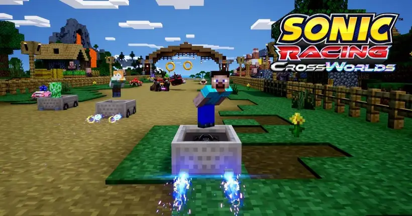 โซนิคเรซซิง ซิ่งทะยานข้ามโลก เริ่มปล่อย DLC แบบมีค่าใช้จ่าย ลำดับที่ 1 Minecraft!