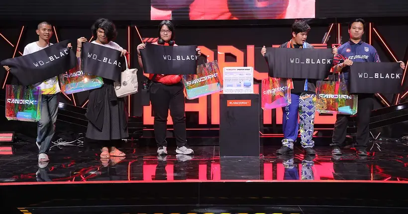 SanDisk ไม่น้อยหน้า ร่วมกิจกรรมเด็ดบนเวที gamescom asia x Thailand Game Show 2025