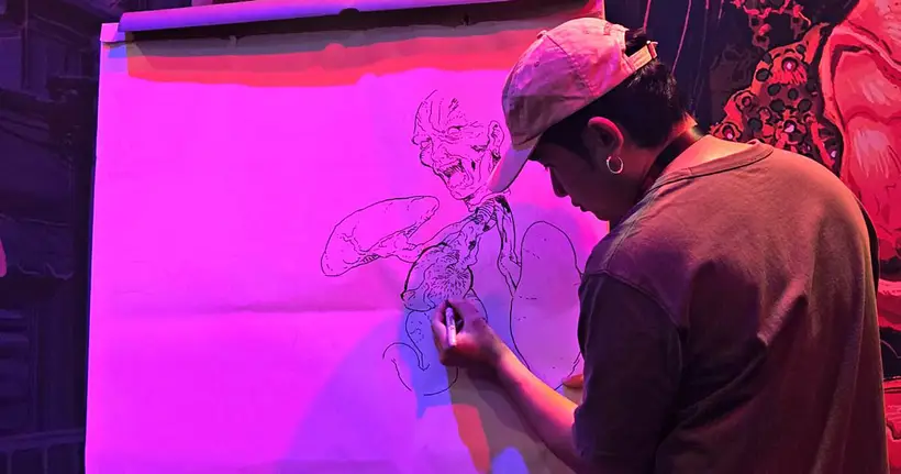 Dead by Daylight ชวนเหล่าเกมเมอร์มารับชมความงามสุดสยองกับ การวาดภาพกระสือ โดยคุณ Song ที่ gamescom asia x Thailand Game Show