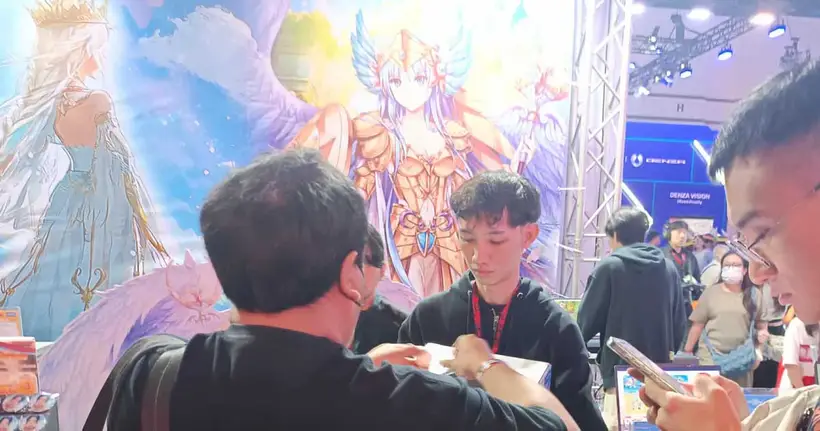 บรรยากาศบูธ BEYOND GAME กับเกมมือถือให้ลองภายในงานพร้อมกิจกรรมและของแจกมากมายในงาน   gamescom asia x Thailand Game Show 2025