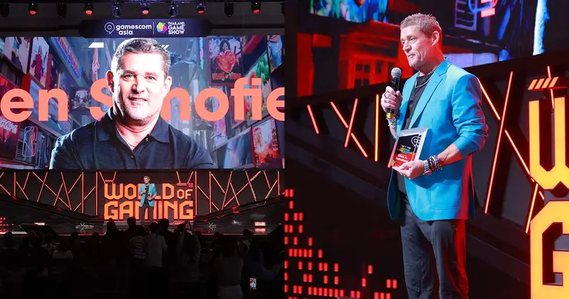 Glen Schofield ผู้สร้างเกม Dead Space ขึ้นรับรางวัลอันทรงเกียรติที่งาน gamescom asia x Thailand Game Show 2025
