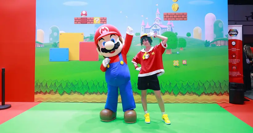 มาร่วมถ่ายรูปกับ Mario  ที่บูธ SYNNEX - Nintendo Switch ภายในงาน gamescom asia x Thailand Game Show 2025!