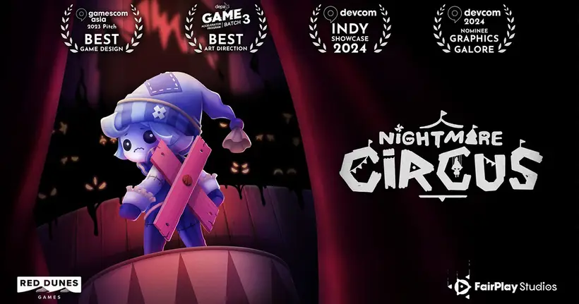 Nightmare Circus เกมแอ็คชั่นผจญภัยฝีมือคนไทยผู้เข้าชิงรางวัล Most Anticipated Thai Game ภายในงาน gamescom asia x Thailand Game Show 2025