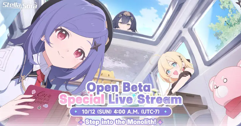 Stella Sora ประกาศเตรียมจัด Open Beta Special Live Stream  ในวันที่ 12 ตุลาคมนี้