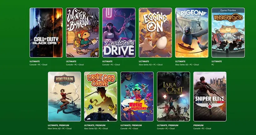 Microsoft เผยรายชื่อเกมเด็ด โดนใจที่จะเข้ามาให้เล่นบน Game Pass ในช่วงครึ่งแรกของเดือนพฤศจิกายน