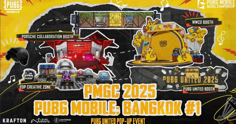 PUBG MOBILE เปิดฉากเทศกาลสุดยิ่งใหญ่ใจกลางกรุงเทพมหานครฯ ฉลองการแข่งขันระดับโลก PUBG MOBILE GLOBAL CHAMPIONSHIP 2025