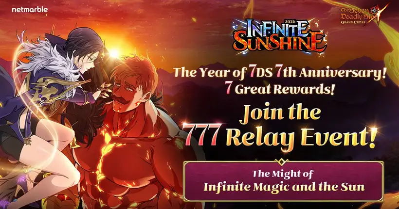The Seven Deadly Sins: Grand Cross จัดเต็มความสนุก กับอัปเดต New Year Festival 2026: Infinite Sunshine