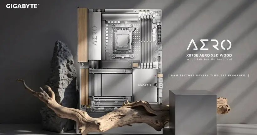 X870E AERO X3D WOOD นิยามใหม่ของเมนบอร์ด เมื่อพื้นผิวจากธรรมชาติเผยเสน่ห์แห่งความสง่างามเหนือกาลเวลา