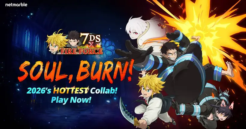 จักรวาล The Seven Deadly Sins: Grand Cross ต้อนรับคอลลาโบ ‘หน่วยผจญคนไฟลุก’ พร้อมอัปเดตปีใหม่สุดพิเศษ !