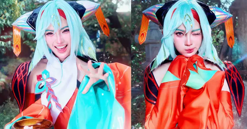 น้องพั้นรักแมว แจกความสดใสด้วยการคอสเป็น Dyadia ตัวละครใหม่ใน RoV