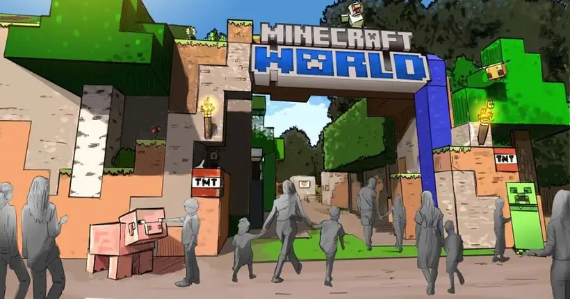 สวนสนุก Minecraft เตรียมเปิดให้เข้าชมภายในปี 2027