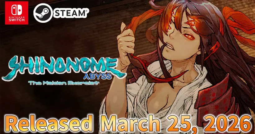 SHINONOME ABYSS เกมแอ๊คชันแนวโร้กไลค์เตรียมวางจำหน่ายภาคต่อ 26 มีนาคมนี้บน Steam และ Nintendo Switch