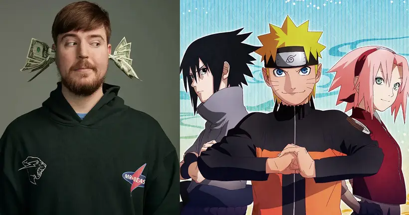 MrBeast ยินดีที่จะออกทุนสร้างอนิเมะ Naruto เวอร์ชั่นรีเมค แบบเดียวกับ The One Piece