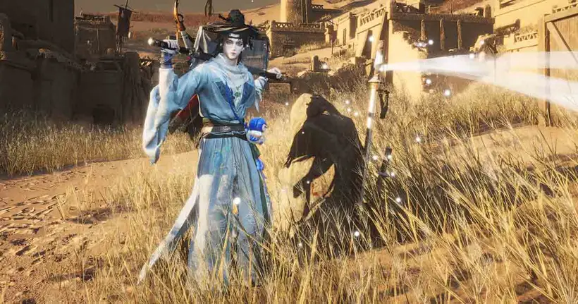 [ไกด์เกม] Where Winds Meet - ตำแหน่ง Boundary Stone ใน Jade Gate Pass ณ แดนทะเลทราย