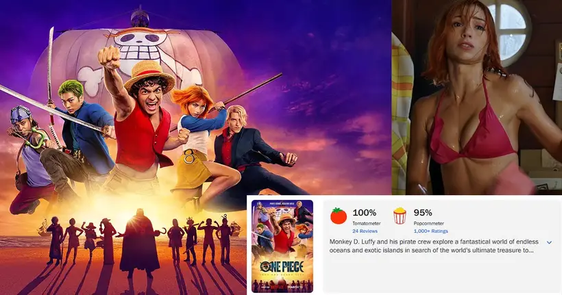 ซีรีส์ วันพีซ One Piece ฉบับคนแสดง ซีซัน 2 ทำคะแนนรีวิวเฉลี่ยฝั่งสื่อถึง 100% ฝั่งคนดู 95% บนเว็บไซต์ Rotten Tomatoes