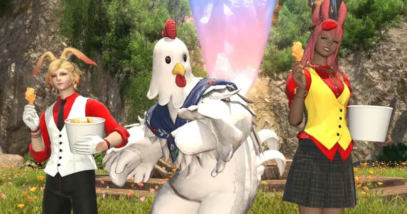 โค้ดบูด! แฟน FF14 เซ็งจัด สั่ง Jollibee หวังเอาท่า "Eat Chicken" แต่ดันใช้โค้ดไม่ได้