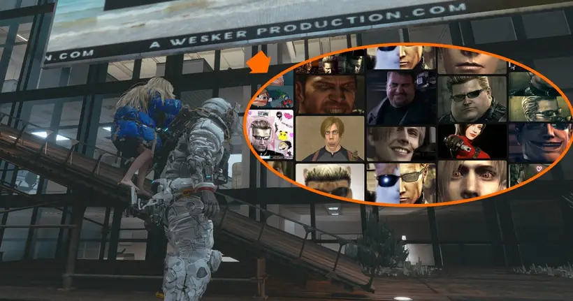 มือดีฉกชื่อ "A Wesker Productions" จากป้ายโฆษณาใน PRAGMATA จดโดเมนทำเว็บรวมมีม Resident Evil!