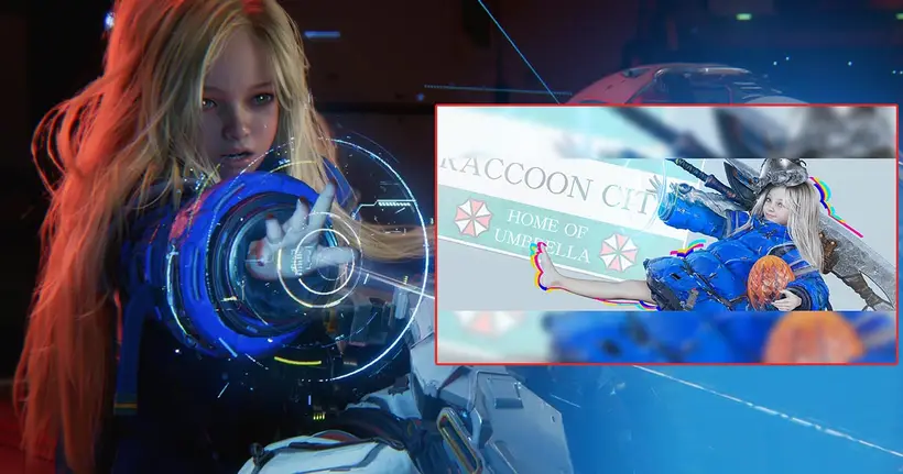 น้อง Diana จากเกม PRAGMATA แฮ็คบัญชี X ของเกม Monster Hunter แล้ว!