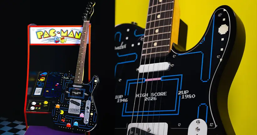 Fender เตรียมวางจำหน่ายกีตาร์ Limited Edition Fender x PAC-MAN Player II Telecaster