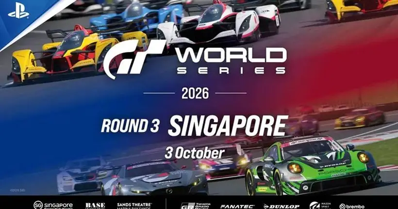 Gran Turismo World Series 2026 เตรียมเปิดสนามแข่งรอบที่ 3 ปักหมุด “Sands Theatre” ในโครงการ Marina Bay Sands ประเทศสิงคโปร์ ในวันเสาร์ที่ 3 ตุลาคม 256