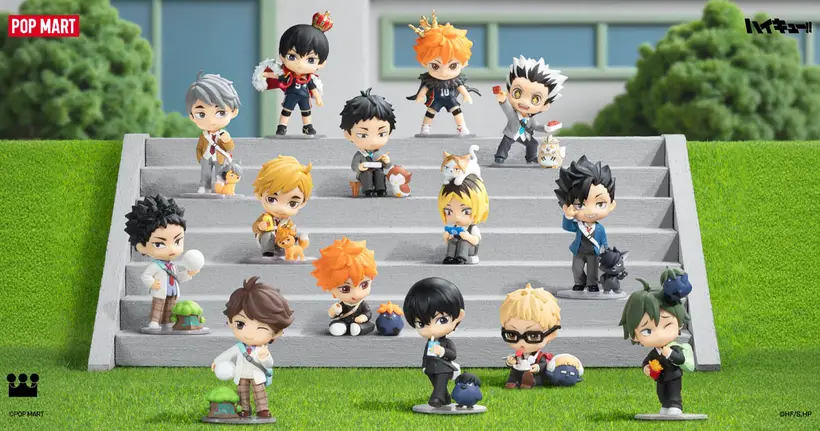 POP MART x Haikyuu!! เตรียมชวนแฟน ๆ มาจุ่มความน่ารักกับฟิกเกอร์ซีรีส์ Haikyuu!! Off-Court Vibes Figure Blind Box