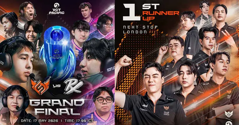 FULL SENSE ทีมอีสปอร์ตจากประเทศไทย คว้ารองแชมป์ VALORANT VCT Pacific Stage 1