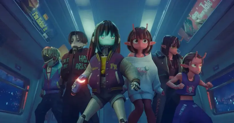 3D แอนิเมชั่นไซไฟ Milky Subway: The Galactic Limited Express THE MOVIE เตรียมฉายบน Netflix 1 มิถุนายนนี้