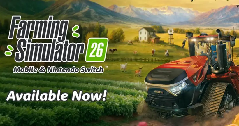 Farming Simulator 26 ปิดวางจำหน่ายให้เหล่าเกมเมอร์ผู้รักการทำฟาร์ม ทำไร่ และเลี้ยงสัตว์ได้มาสนุกกันแล้วบนมือถือและ Nintendo Switch