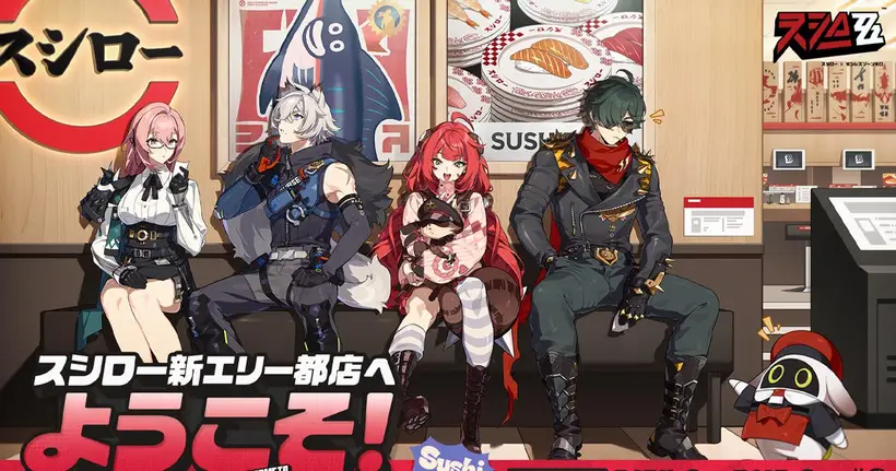 Zenless Zone Zero ประกาศคอลแลปกับร้านซูชิสายพานเจ้าดัง Sushiro ของญี่ปุ่น! เตรียมเสิร์ฟความอร่อยสุดพิเศษ 24 มิถุนายนนี้