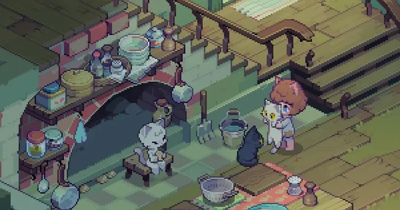 Meowstead เกมสุดชิลภาพน่ารักที่จะให้เราได้มาตกแต่งบ้าน ปรุงอาหารหาเงิน และใช้ชีวิตท่ามกลางเจ้านายขนฟูที่เมืองติดริมทะเล!