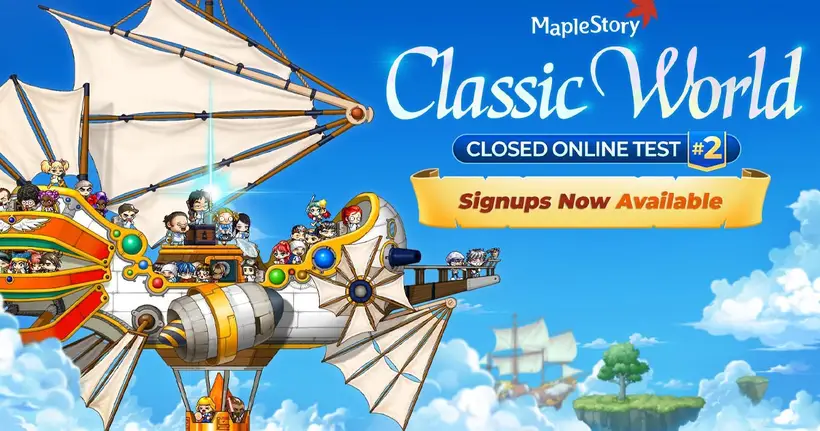 MapleStory Classic World เปิดให้ลงทะเบียนลุ้นสิทธ์ทดสอบ Closed Online Test รอบที่ 2 แล้ว!