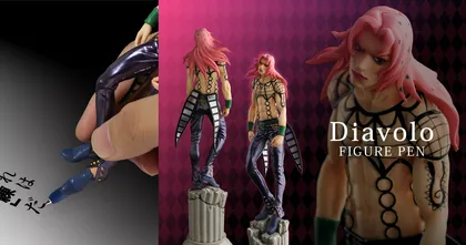 JoJo's Bizarre Adventure เตรียมออกฟิกเกอร์ปากกา Diavolo