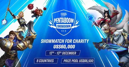 เตรียมพบโชว์แมตช์ League of Legends: Wild Rift Pentaboom Showdown แมตช์รวมคนดังในวงการเกมเพื่อการกุศล