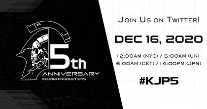 Kojima Productions เตรียมเผยเซอร์ไพรส์พรุ่งนี้ ในวาระครบรอบ 5 ปีของค่าย