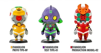ฟิกเกอร์เหล่าหุ่น EVA ตัวหลักในสไตล์ Cutie1 สุดน่ารักจาก Evangelion