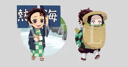Kimetsu no Yaiba ปล่อยภาพสุดน่ารักของนิทรรศการที่ Shizuoka และ Okinawa