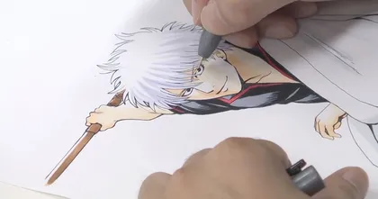 Jump ปล่อยคลิปโชว์ อ. Sorachi วาดภาพคุณ Gintoki แบบสดๆ