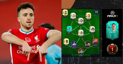 โจต้า กองหน้าลิเวอร์พูล ผงาดอันดับ 1 ในการแข่ง FIFA 21 หลังชนะ 30 นัดรวด