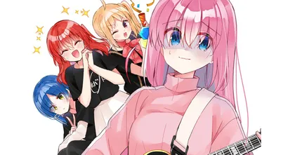 Bocchi the Rock มังงะสาวน้อยเล่นกีตาร์ขั้นเทพแต่ไร้เพื่อน ประกาศสร้างอนิเมะทีวี