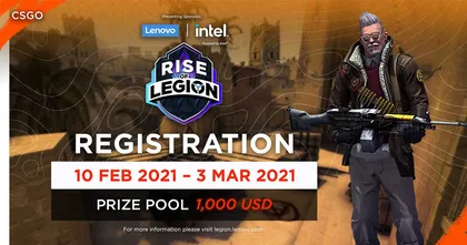 เปิดรับสมัครแข่งขันเกม CS:GO และ Valorant ในรายการ RISE OF LEGION และ LEGION OF VALKYRIES